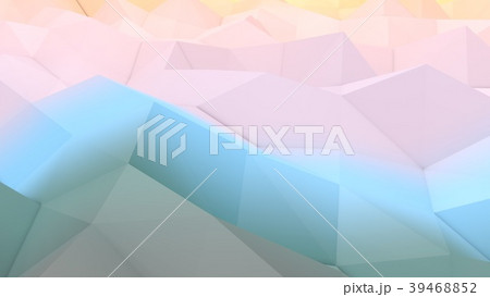 Lowpoly Backdrop with Blue and Pink Surface 39468852