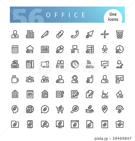 Office Line Icons Set 39469847