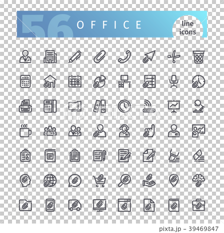Office Line Icons Set 39469847