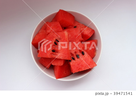 Red watermelon on light background 39471541