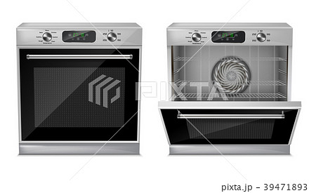 Vector 3d realistic compact built-in oven 39471893