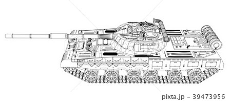 Blueprint of realistic tank Blueprint of realistic tank 39473956