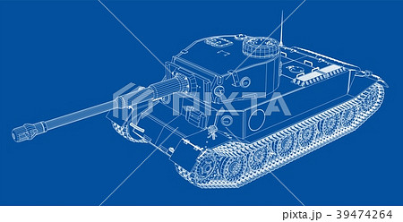 Blueprint of realistic tank Blueprint of realistic tank 39474264
