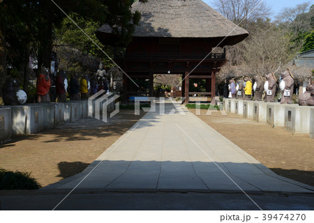 分福茶釜の茂林寺の写真素材