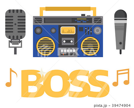 Hip hop accessory vector musician instruments 39474904