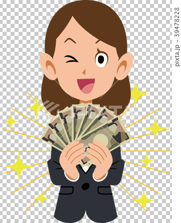 働く女性とお金 39478228