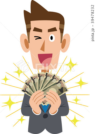 働く男性とお金 働く男性とお金 39478232