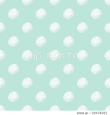 Hand drawn green and white seamless pattern. Hand drawn green and white seamless pattern. 39478261
