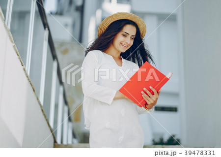 girl with book 39478331