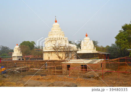 Ganesh temple at Kolaba fort near Alibaug beach  39480335