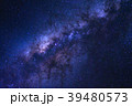 Starry night sky and milky way galaxy with stars 39480573