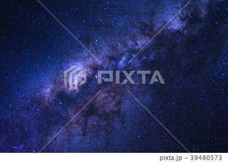Starry night sky and milky way galaxy with stars 39480573