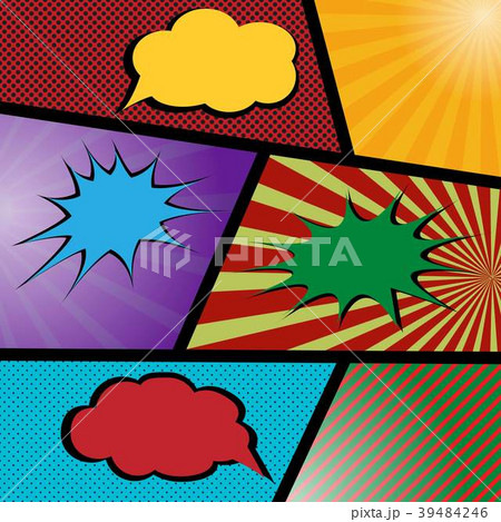 Colorful Pop art comic sale discount promotion Colorful Pop art comic sale discount promotion 39484246