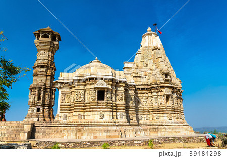 Digambara Jain Temple at Chittorgarh Fort. UNESCO 39484298