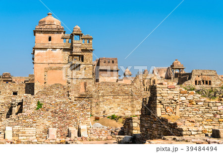 Rana Kumbha Palace at Chittor Fort. Rajastan State Rana Kumbha Palace at Chittor Fort. Rajastan State 39484494