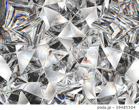 Diamond Texture Closeup And Kaleidoscopeのイラスト素材