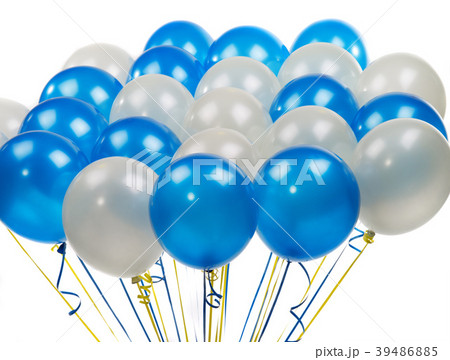 white and blue balloons white and blue balloons 39486885