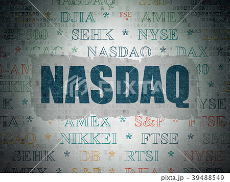 Stock market indexes concept: NASDAQ on Digital 39488549