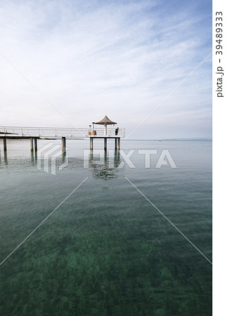 朝のフサキビーチの風景 朝のフサキビーチの風景 39489333