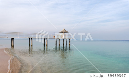 朝のフサキビーチの風景 39489347