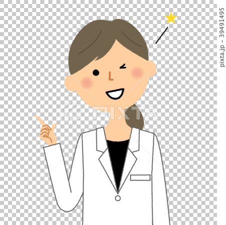 It refers to female fingers of white coat It refers to female fingers of white coat 39491495