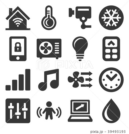 Smart Home Icons Set 39493193