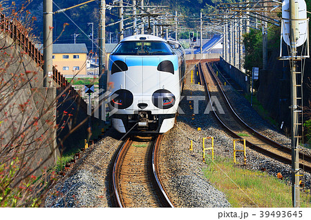 パンダくろしお号JR287 Panda face Express Train Kuroshio 56 39493645