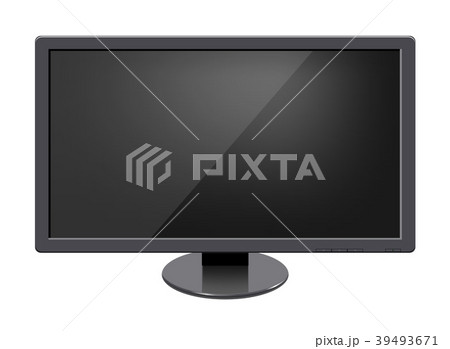 lcd tv monitor isolated vector illustration lcd tv monitor isolated vector illustration 39493671