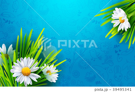 Spring meadow background 39495341