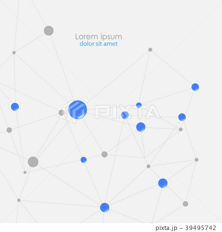 Vector background network and connection Vector background network and connection 39495742