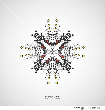 Connection vector abstract figure Connection vector abstract figure 39495815