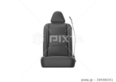 Car seat leather, front view 39498341