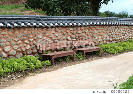 古建築 グァンゴクジ ベンチ 39500522