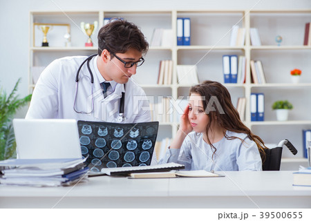 Doctor feeling pessimistic about x-ray image of 39500655