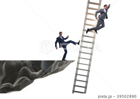 Business unethical competition concept with 39502890