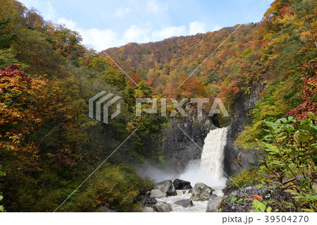 苗名滝　紅葉 39504270