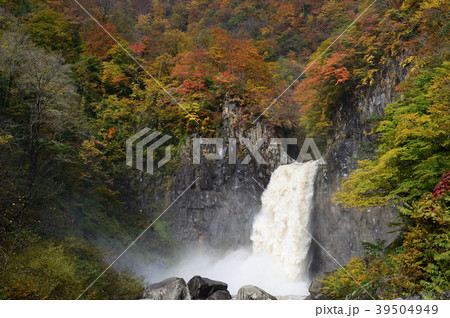 苗名滝 紅葉 苗名滝 紅葉 39504949