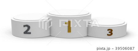 White cylinder wide podium White cylinder wide podium 39506087