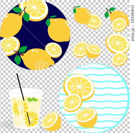 レモンとレモネードのイラスト素材