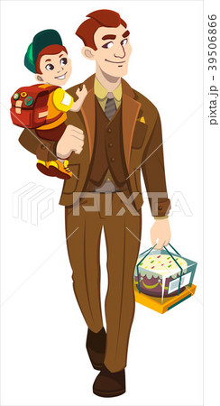 Happy father's day. Father and son. Son's birthday 39506866