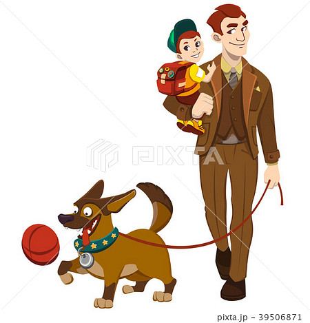 Happy father's day. Father and son 39506871