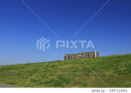 埼玉県戸田市の風景：戸田橋付近 39511681