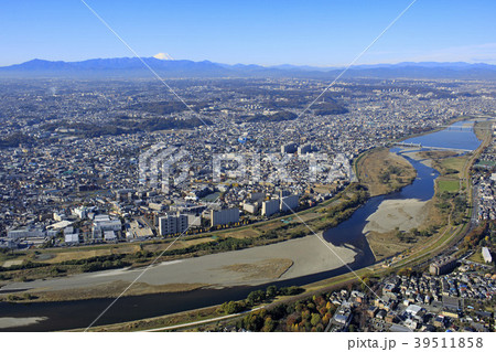 多摩川と富士山 39511858