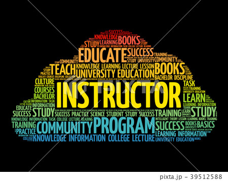 INSTRUCTOR word cloud collage INSTRUCTOR word cloud collage 39512588