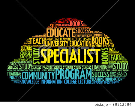 SPECIALIST word cloud collage SPECIALIST word cloud collage 39512594