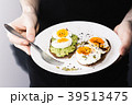 sandwich with fresh vegetables, avocado, hard 39513475