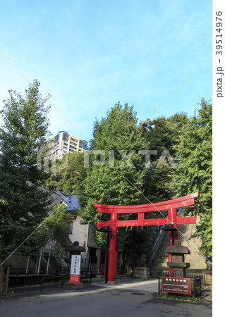 寺社風景（東京都、愛宕神社、秋） 39514976