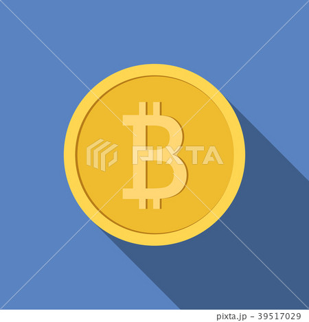 Vector illustration of Bitcoin symbol 39517029