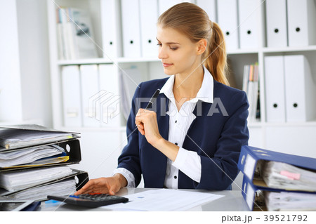 Modern business woman or confident female 39521792
