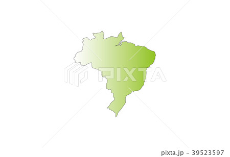 世界地図ブラジルのイラスト素材